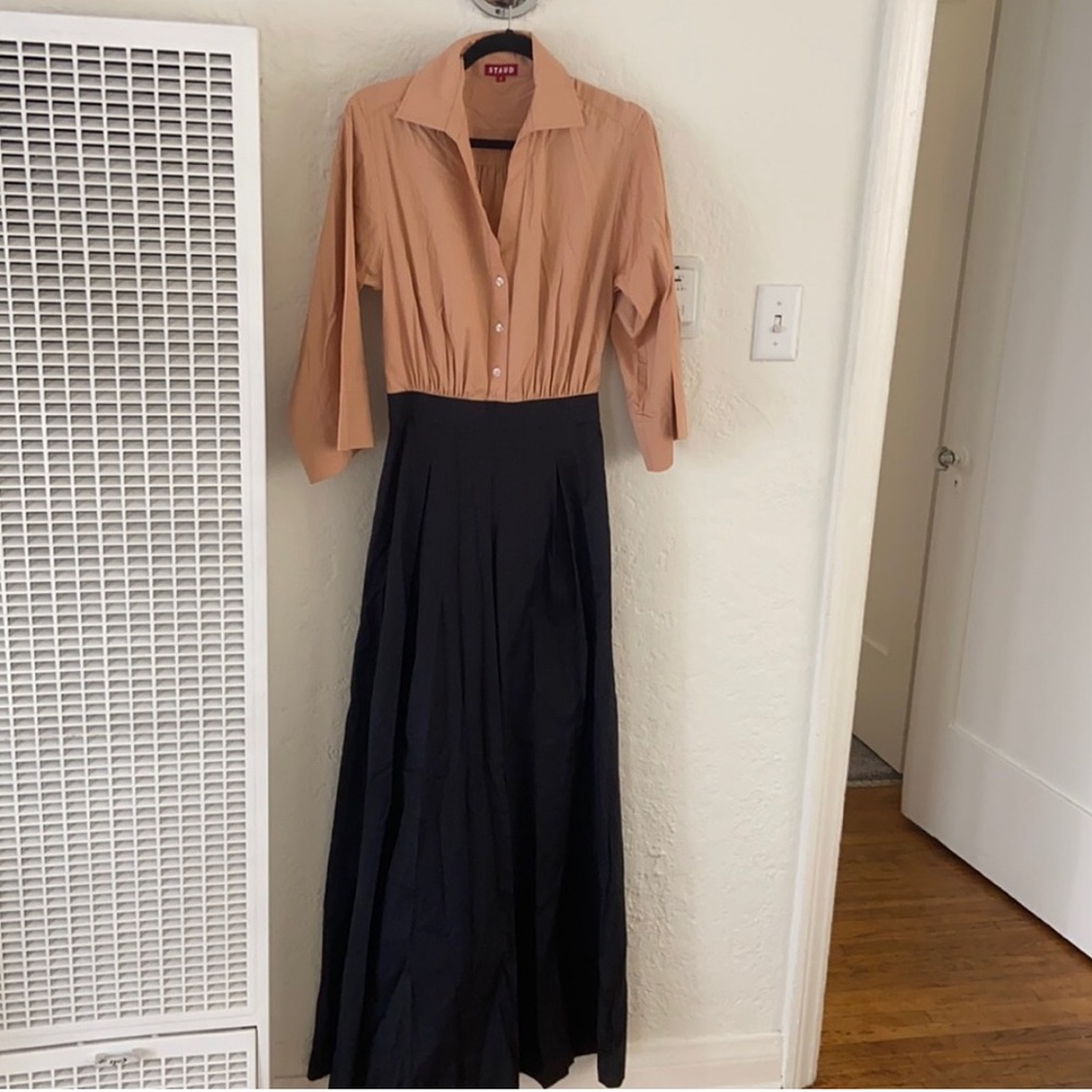 STAUD Wide Leg Jumpsuit